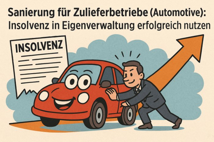 Zulieferbetrieb für Automotive in der Krise – Insolvenz in Eigenverwaltung erfolgreich nutzen